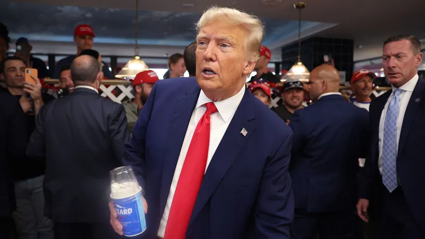 TrumpatDairyQueenGettyImages-1523447751